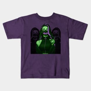 PURPLE MASK Kids T-Shirt